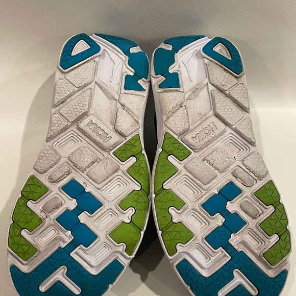 Men's Hoka One One Clifton 4 Blue Running Shoes Sneakers 1016723 TBJGR Size 8.5 - Picture 4 of 6